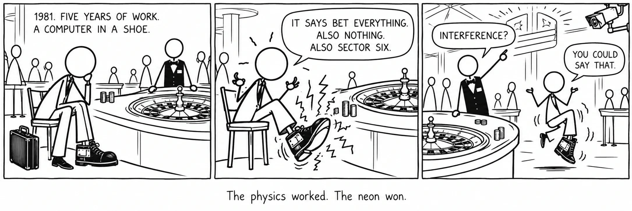 De natuurkunde werkte. Het neon won.